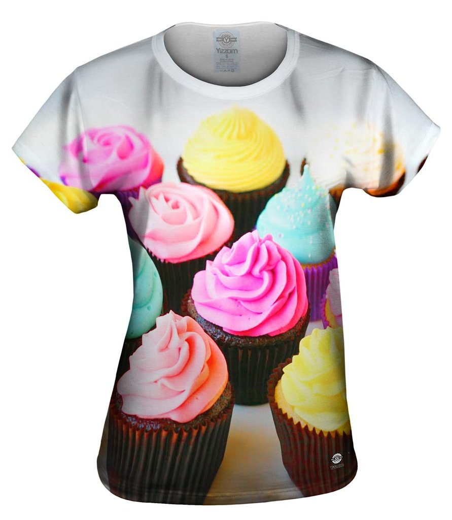 Cupcake Sweetheart Womens T-Shirt