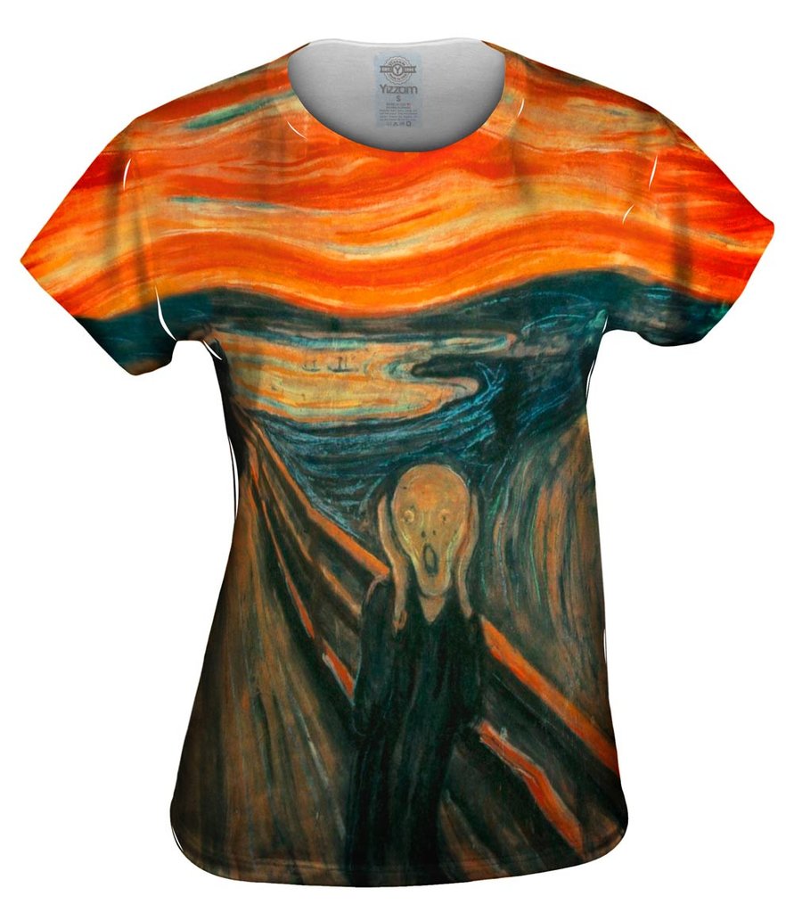 Munch Scream Womens T-Shirt