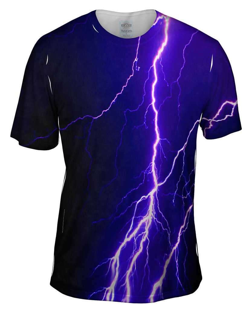 Lightning Storm Mens Tshirt