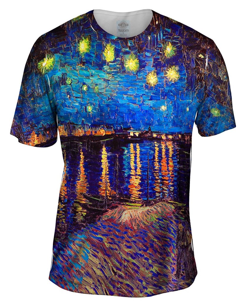 Van Gogh Starry Night Mens Tshirt