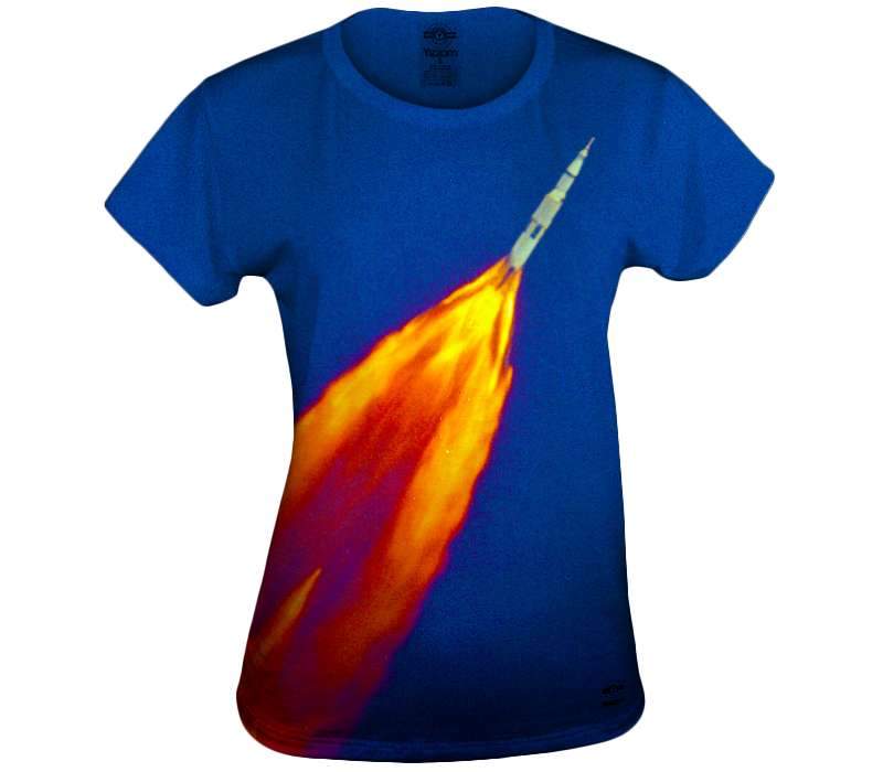 Rocket Trails Womens Tshirt