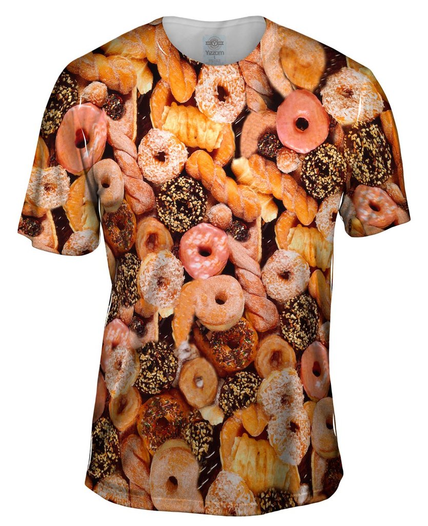 Happy Donuts Mens T-shirt