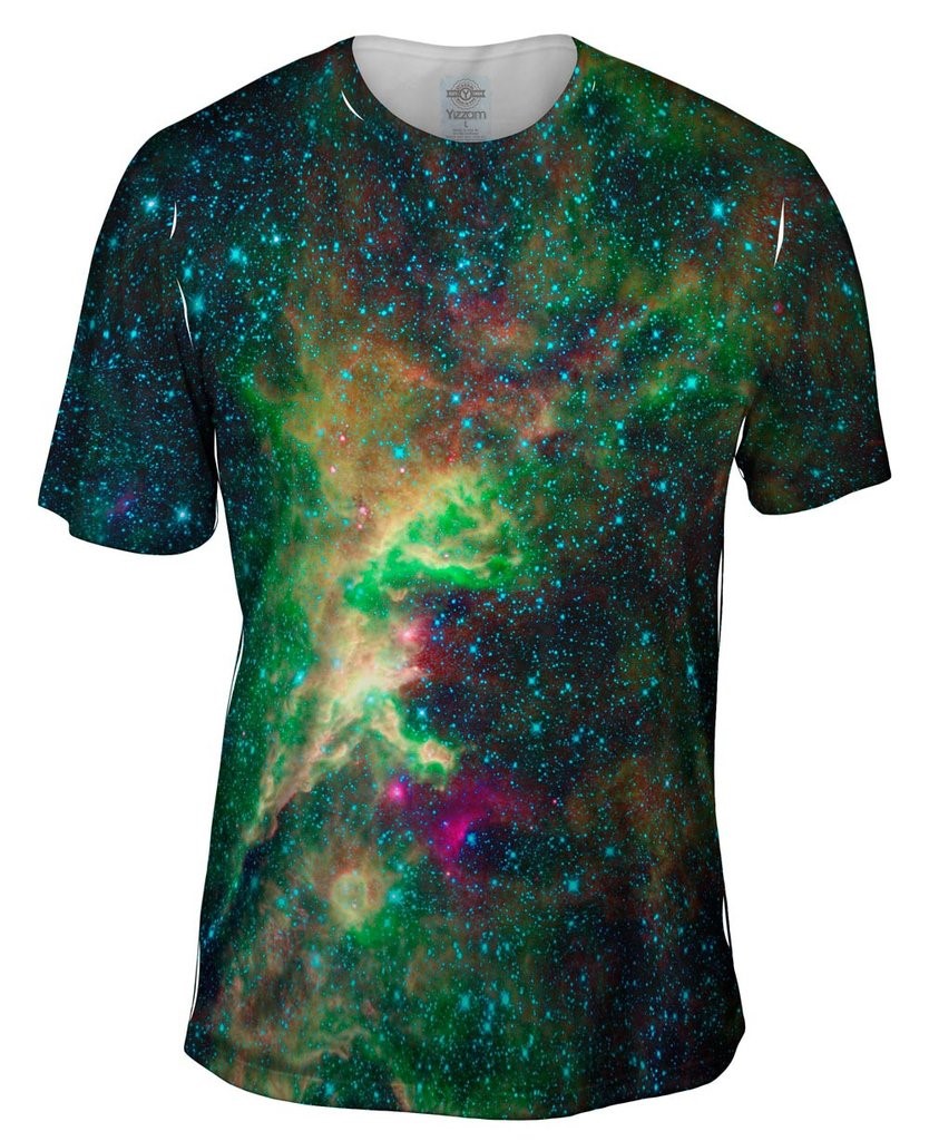Space Galaxy Cepheus Star Clouds Mens T-Shirt