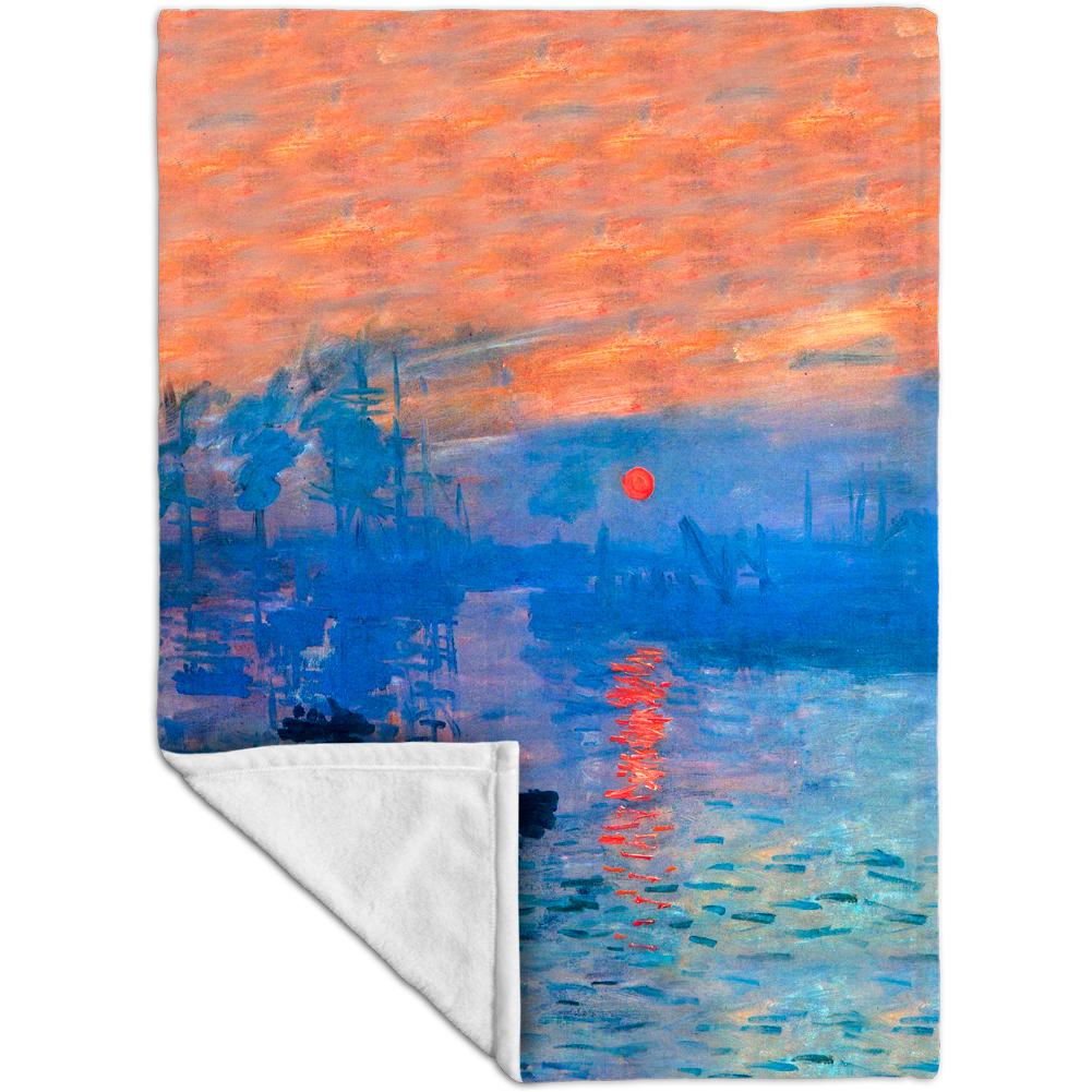 Claude Monet Fleece Blanket