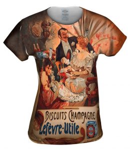 Mucha_Biscuits_Champagne-Lefevre-Utile Womens Tshirt