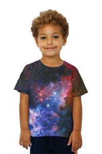 Carina Nebula Kids Tshirt